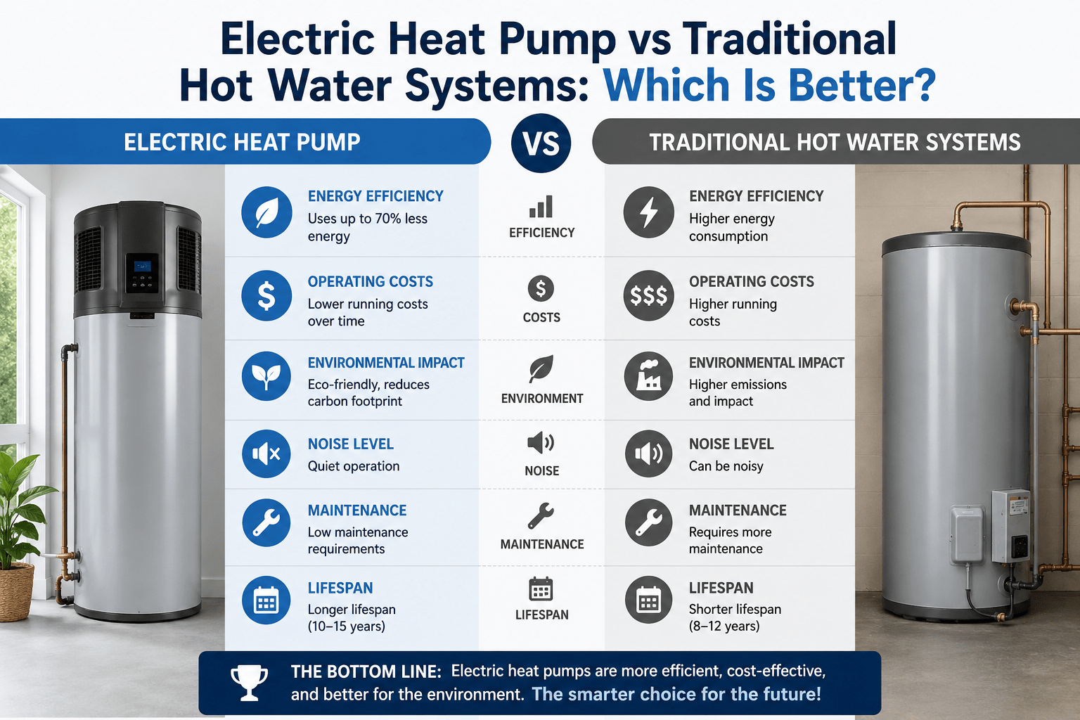 Electric Heat Pump vs Traditional Hot Water Systems: Which Is Better ...